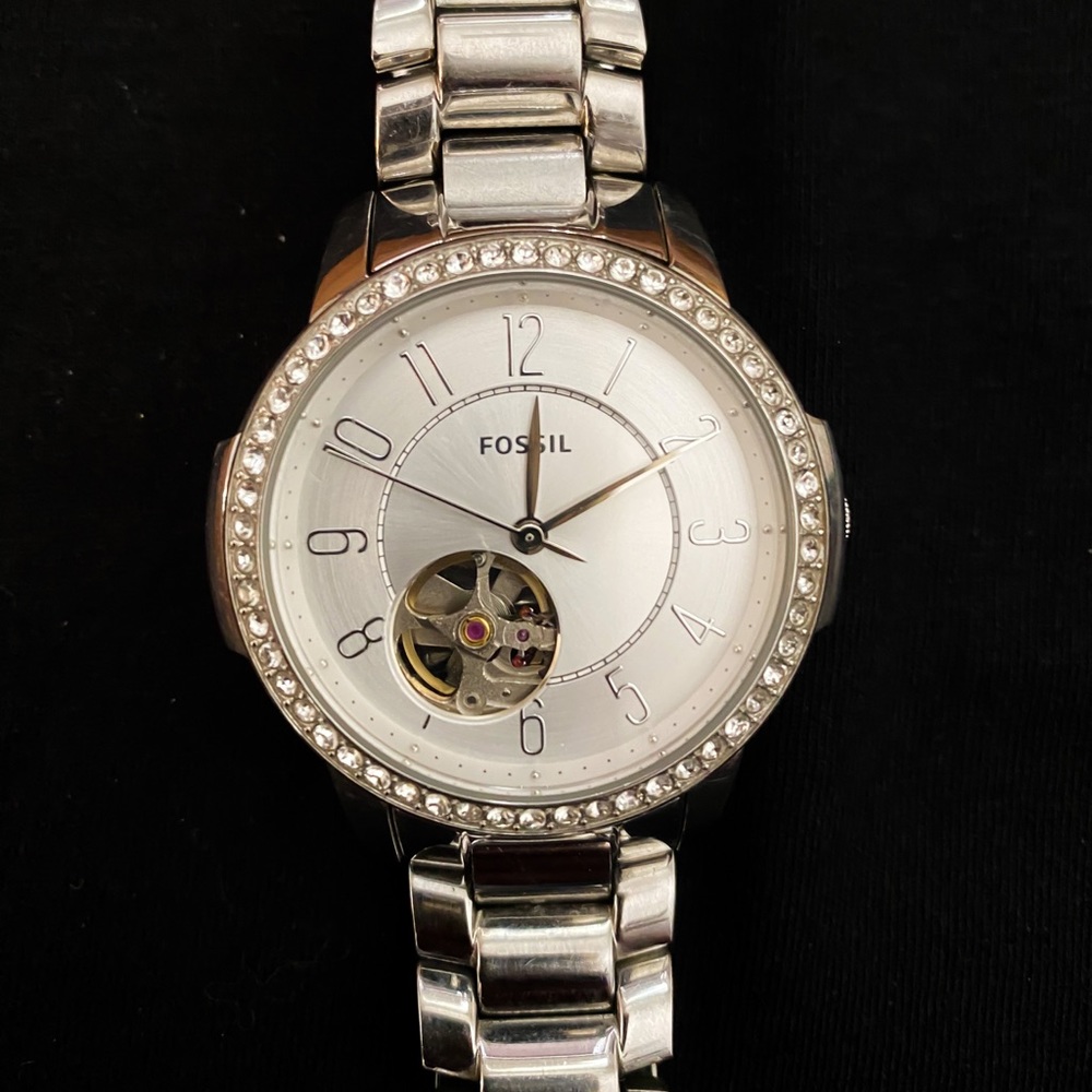 stainless steel fossil watch